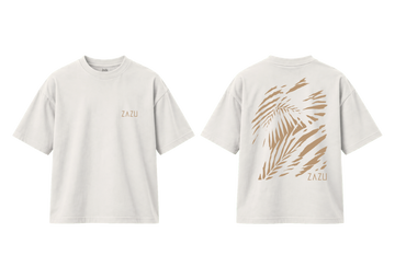 ZAZU Gold Leaves White T-shirt